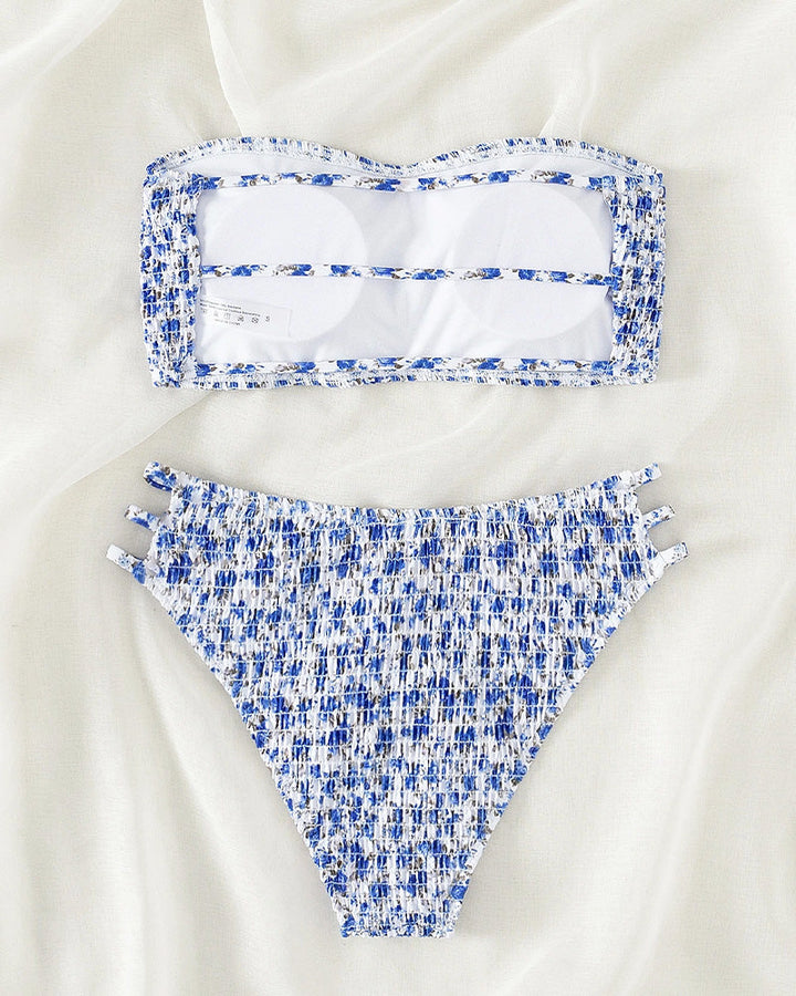 Bikini Petit Imprimé Floral Bandeau
