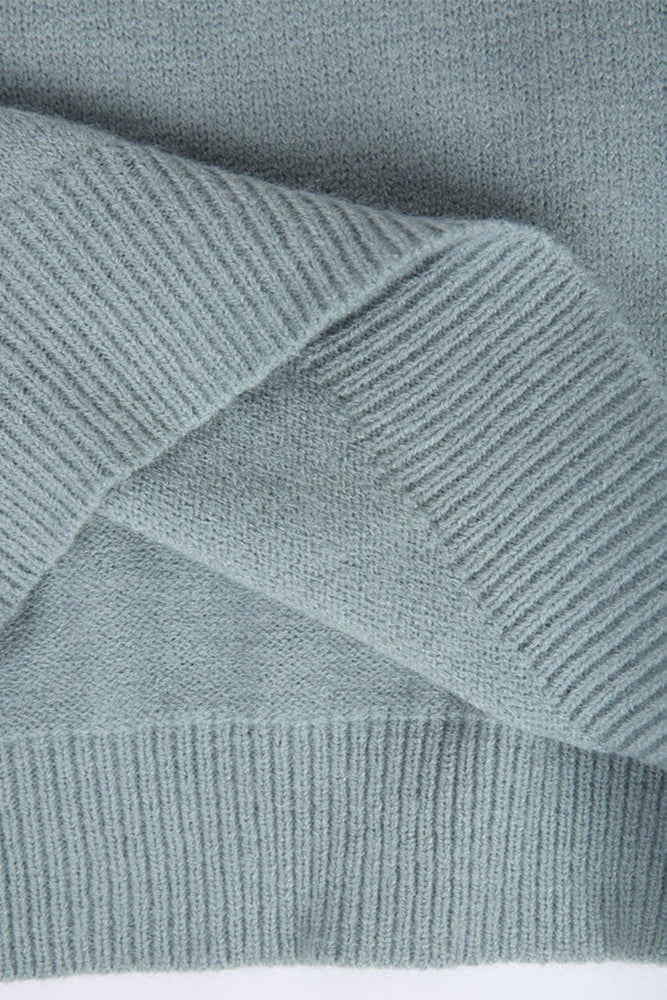 Gemma Jersey de Cuello Redondo Texturizado