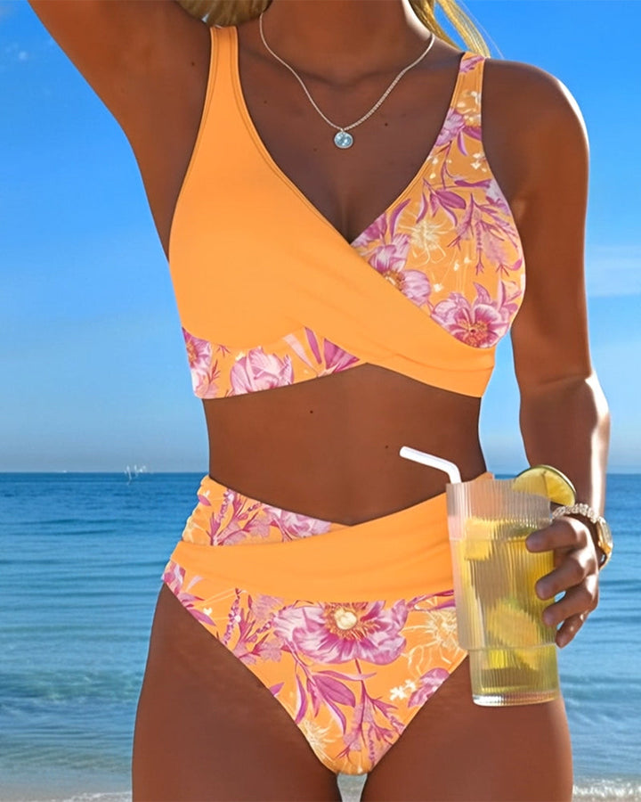 Bikini Fleuri Imprimé Sexy