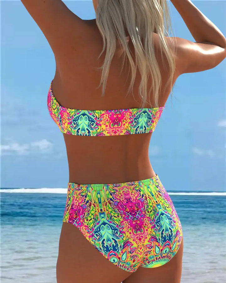 Bikini Bandeau Imprimé