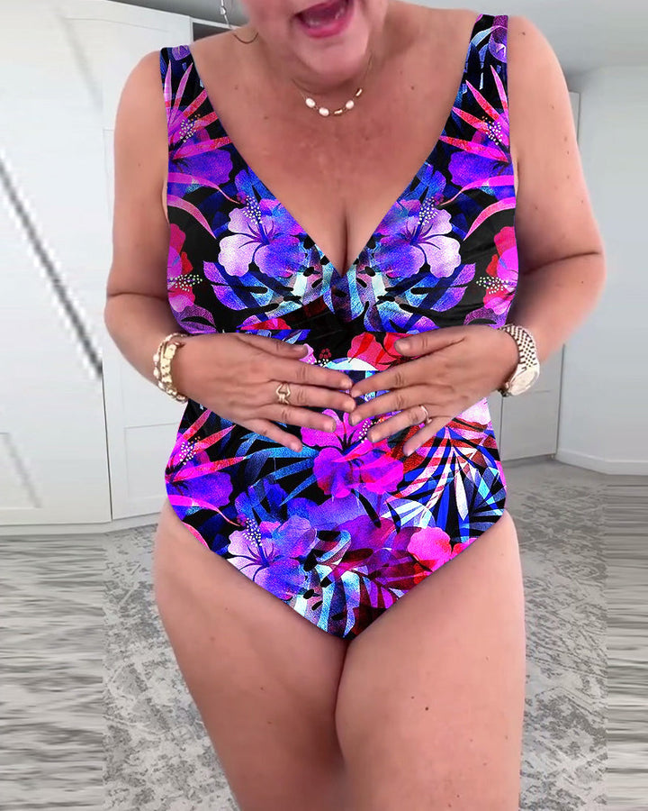 Maillot de bain Imprimé Floral Coloré