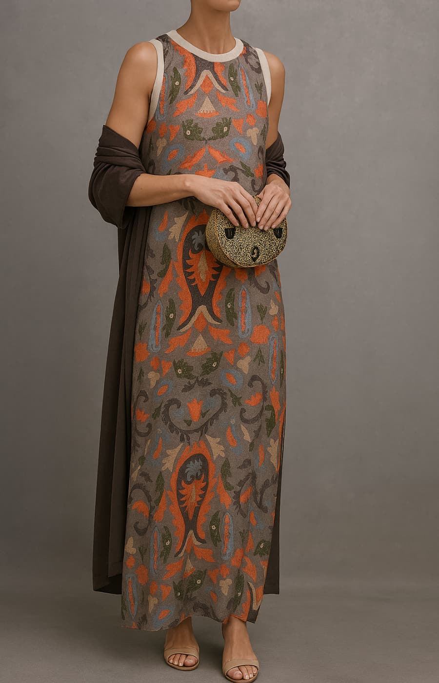 Élina | Vestido Estampado Elegante