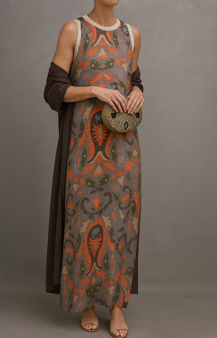 Élina | Vestido Estampado Elegante