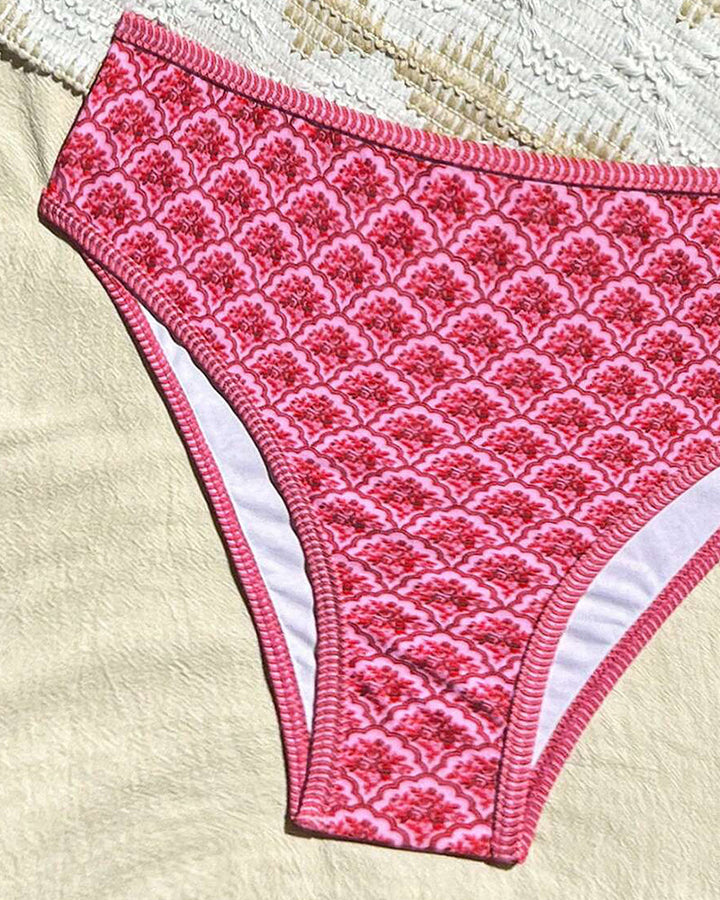 Bikini Sexy Bretelles Triangle Imprimé