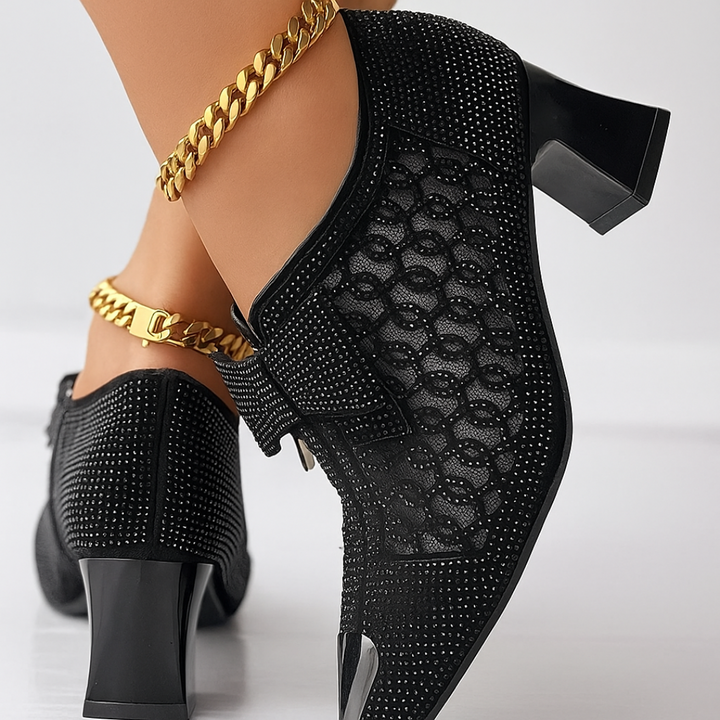Zapatos de Tacón Vivienne con Lazo