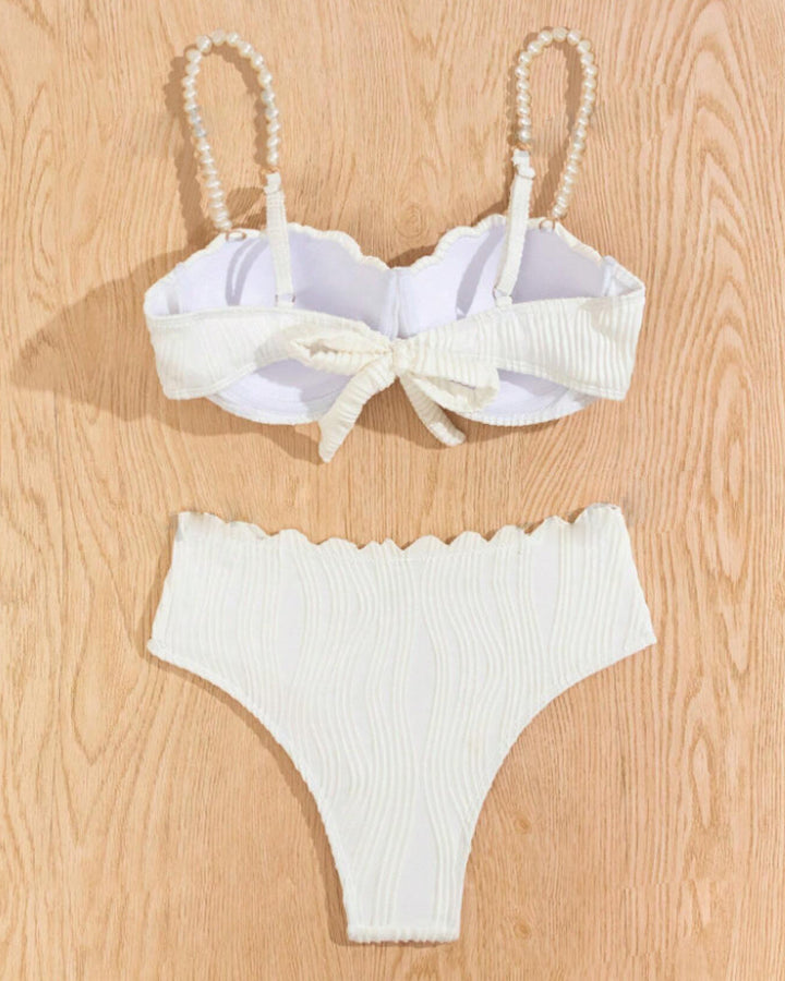 Bikini Porte-Jarretelles Perles Sexy