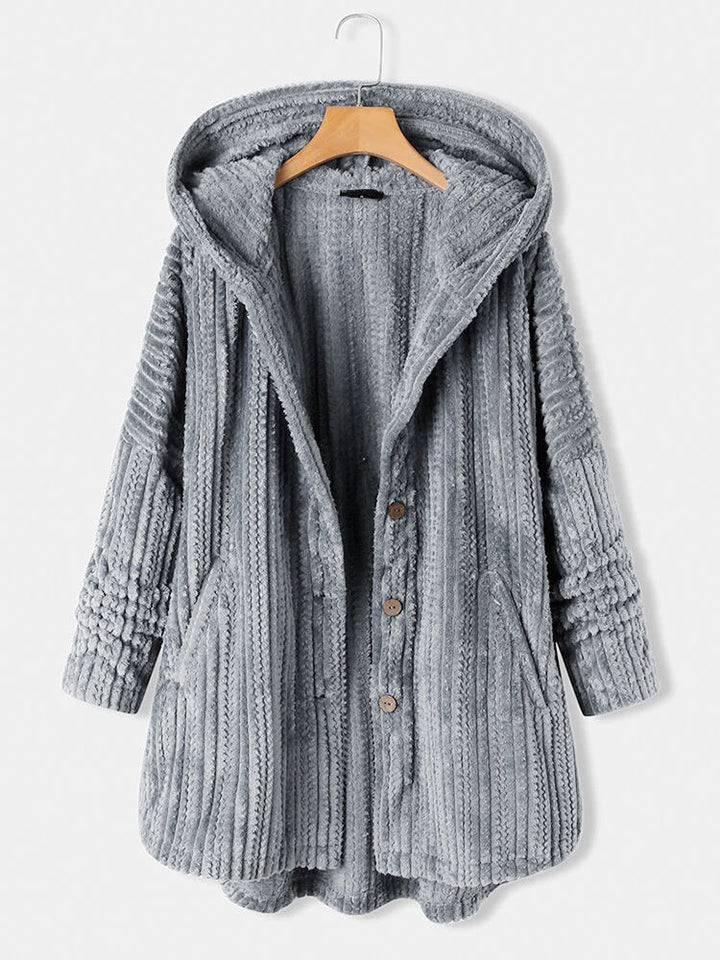 Manuela™ - Abrigo de invierno con solapa