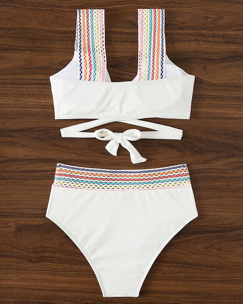 Bikini sexy à bretelles pour femme