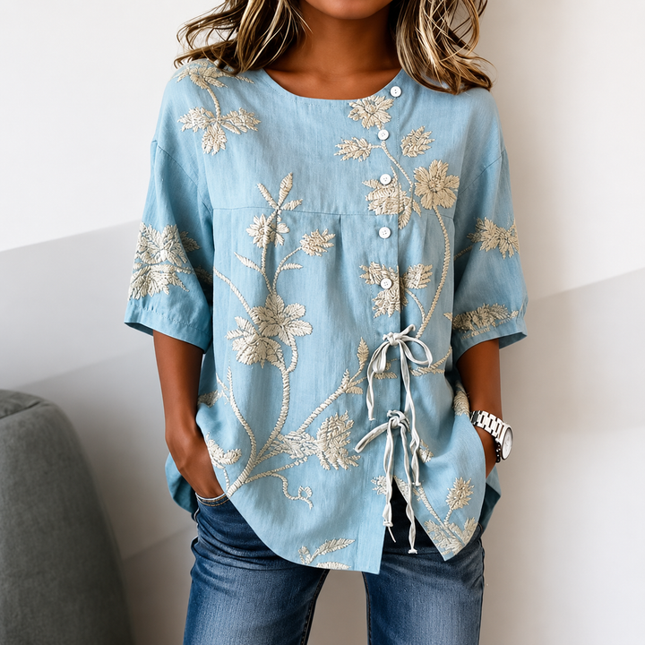Celestina | Blusa Floral Elegante