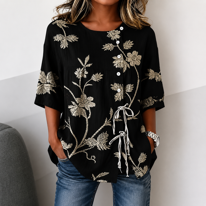 Celestina | Blusa Floral Elegante