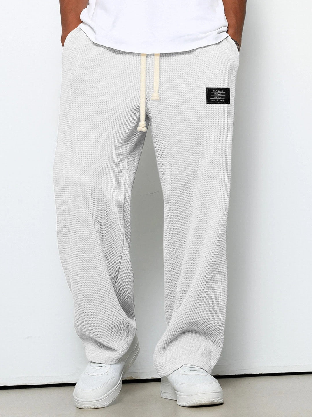 Nicolas | Pantalones de pierna ancha y cintura ajustable