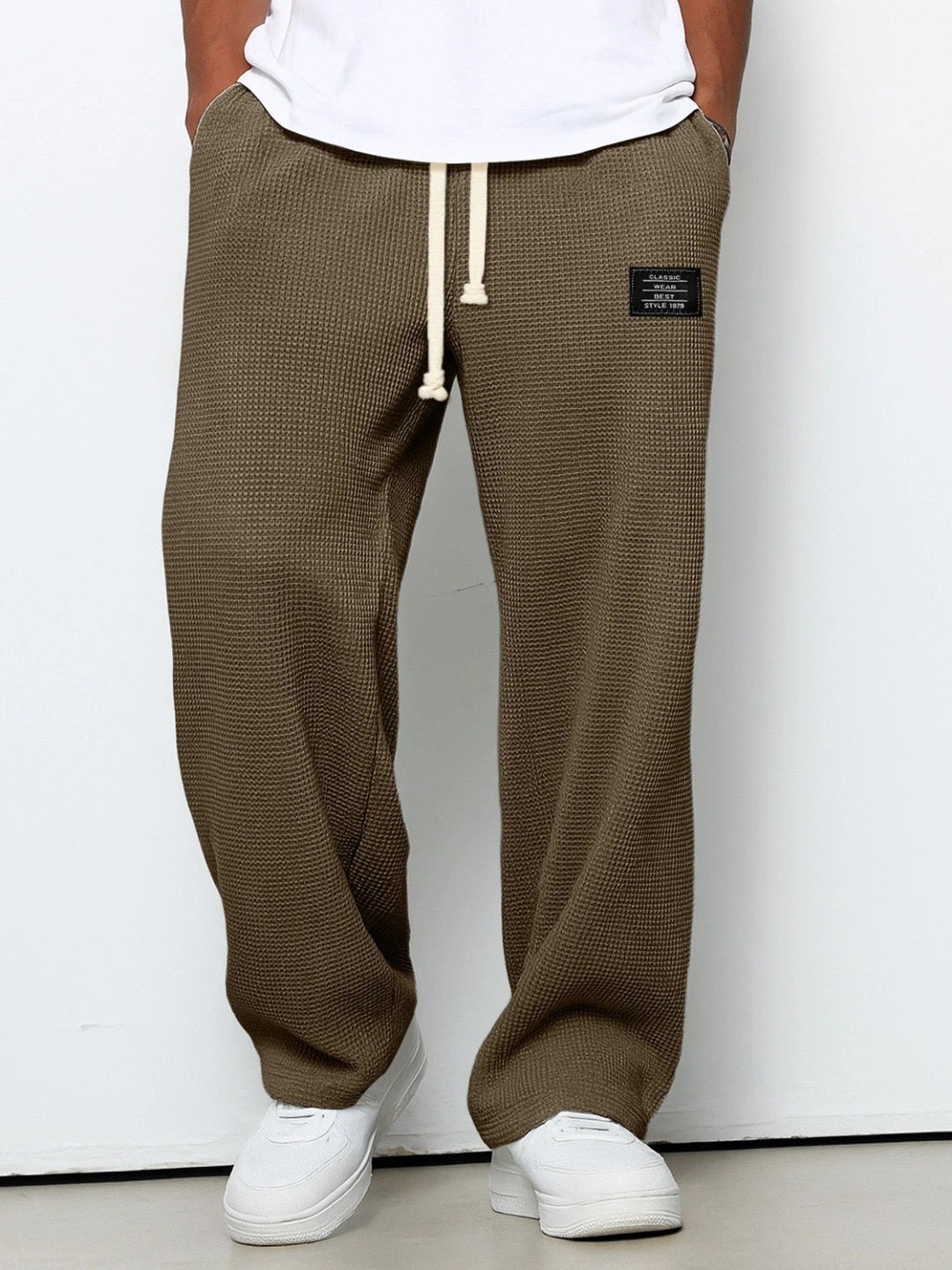 Nicolas | Pantalones de pierna ancha y cintura ajustable