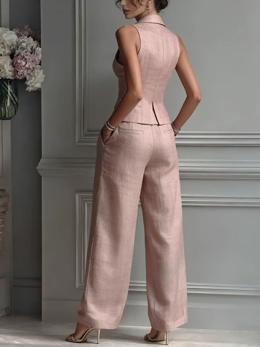 Donna | Vestido Plisado Elegante con Volantes