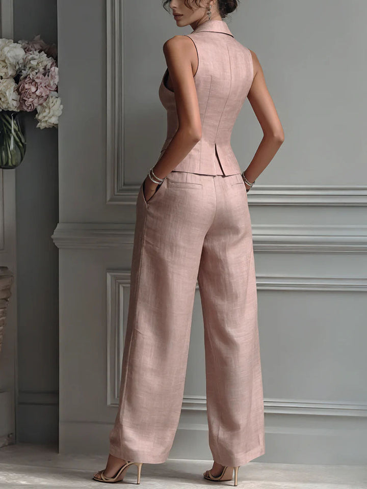 Donna | Vestido Plisado Elegante con Volantes