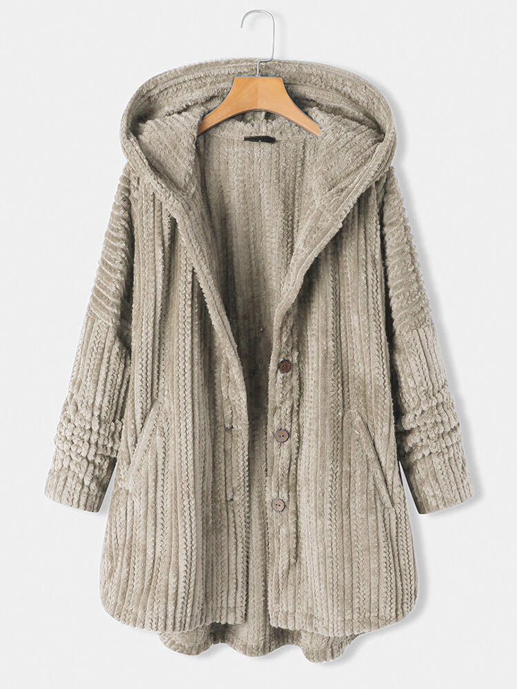 Manuela™ - Abrigo de invierno con solapa
