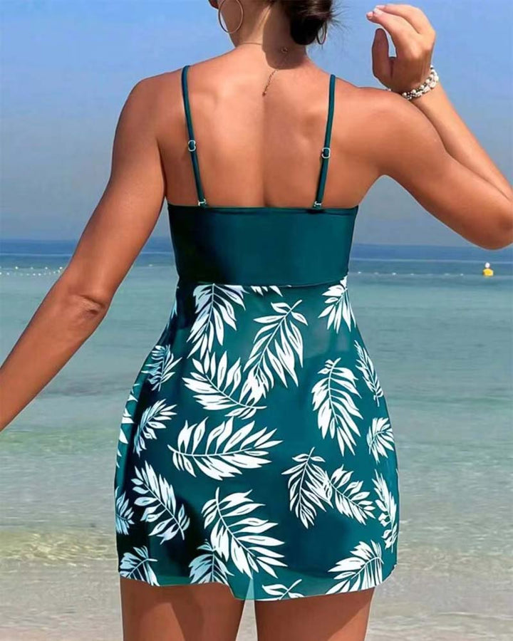 Tankini Sexy Imprimé Maille