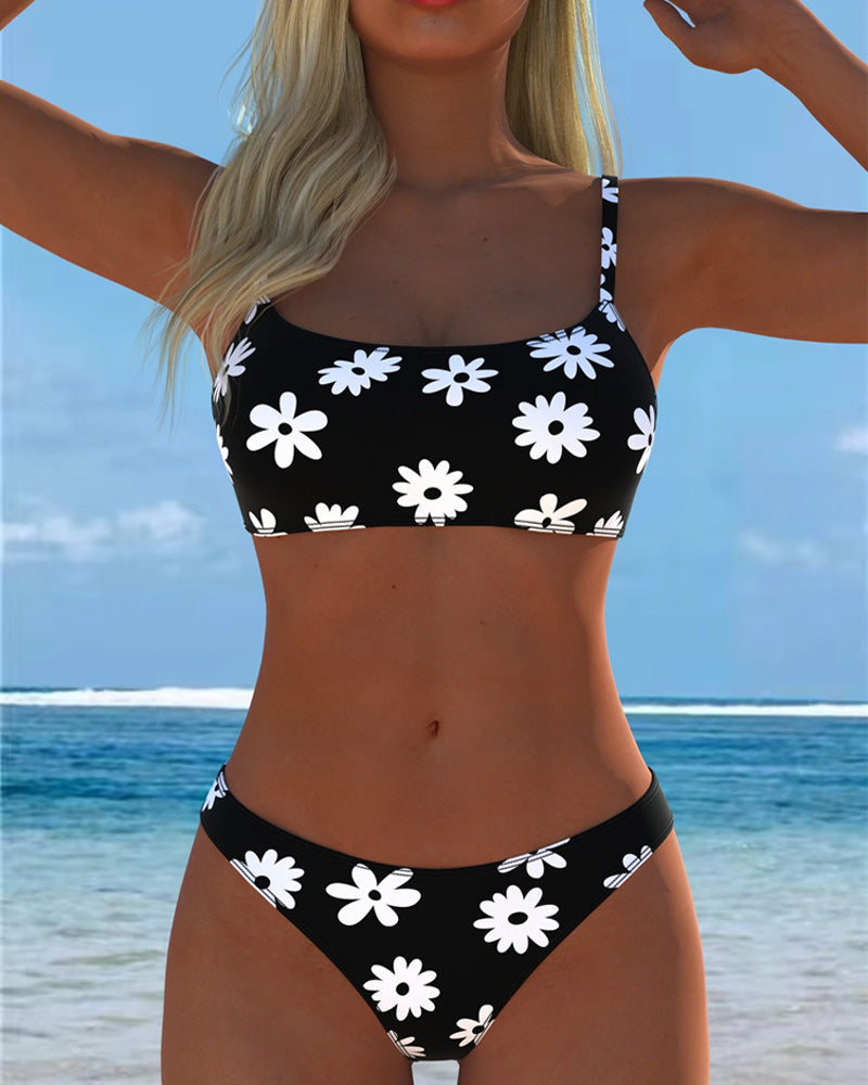 Bikini Imprimé Pétales