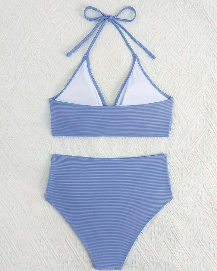 Bikini Halter Taille Haute